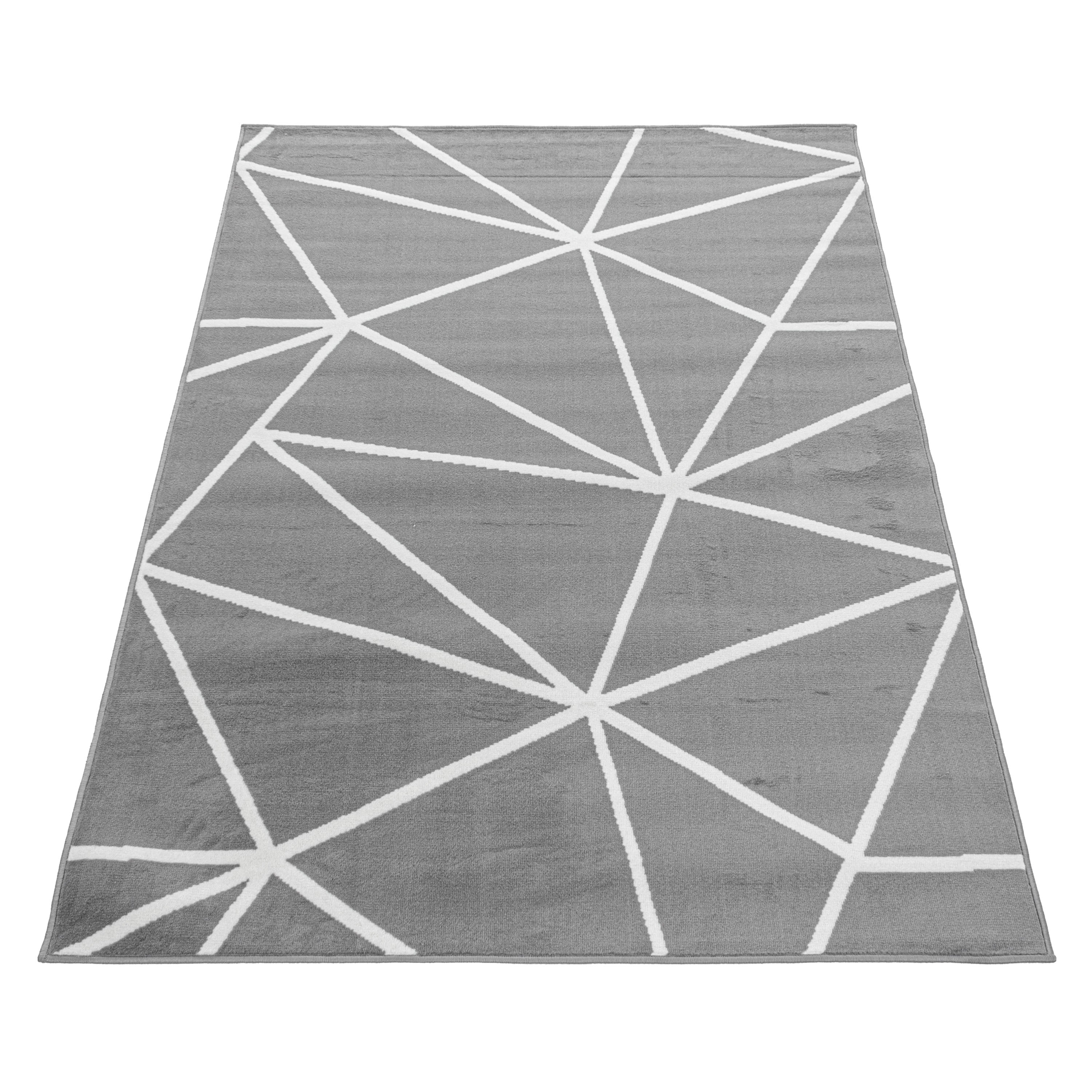 Modern Kurzflor Teppiche Geometrisch Design Weicher Flor Teppich Wohnzimmer