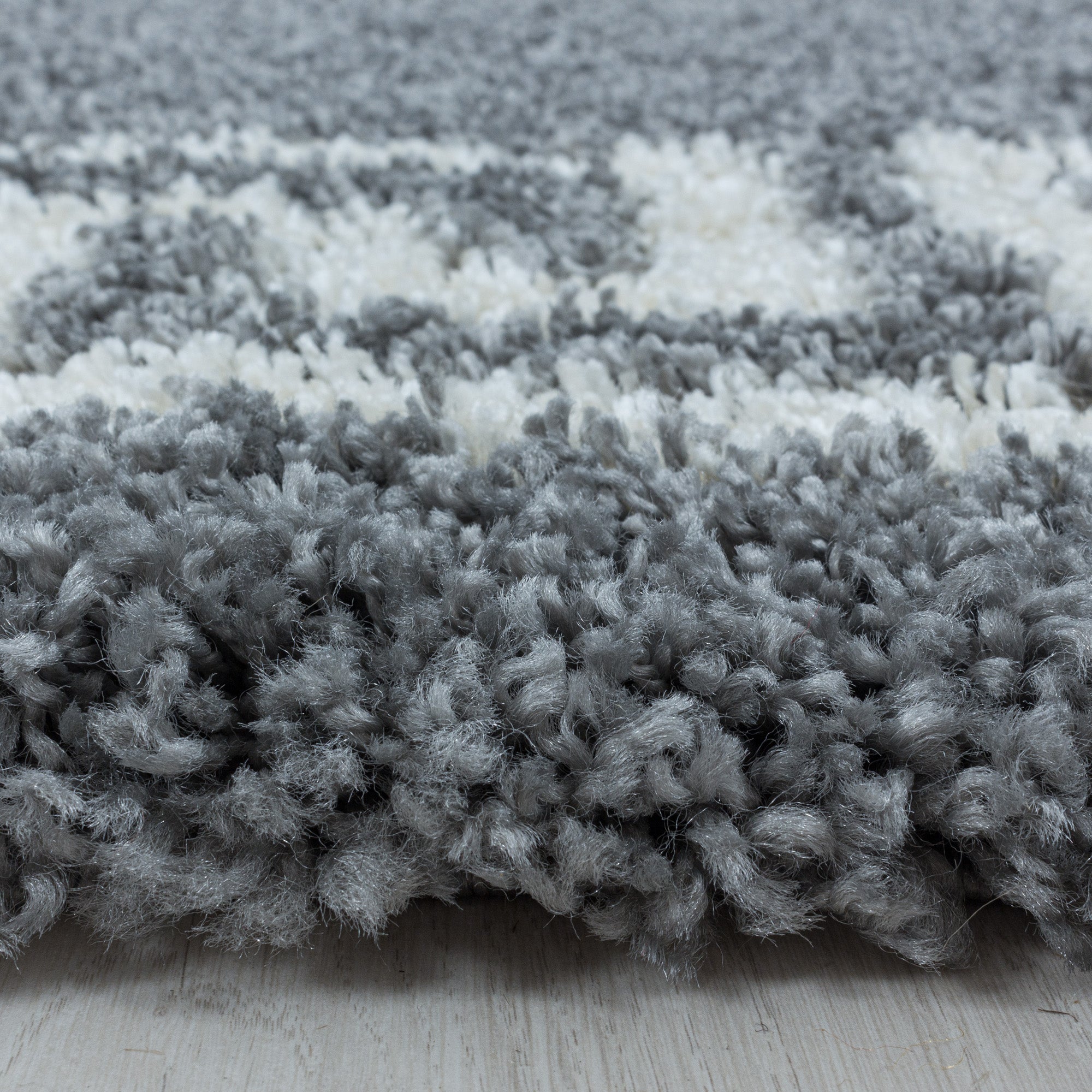 Round deep pile carpet living room meander design long pile modern shaggy carpet