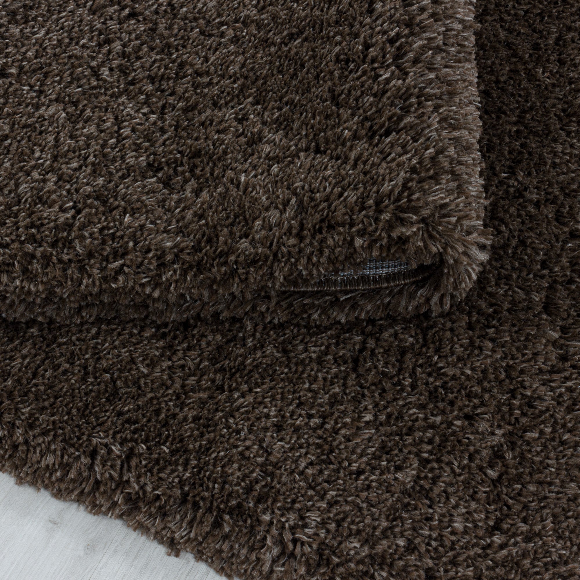 Shaggy Living Room Rug Modern Shaggy Long Pile Plain Soft Fur Look